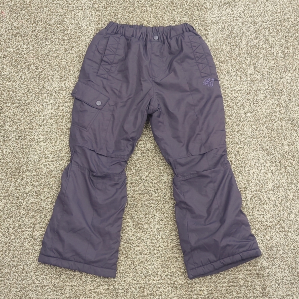 3/$30 Bambino 130 (size 6) plum snow pants dark purple skiing sledding